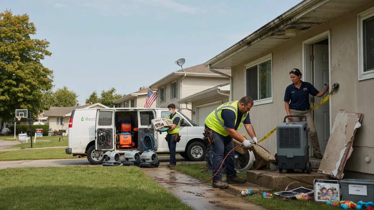 Water Damage Restoration in Hillview, IL near me